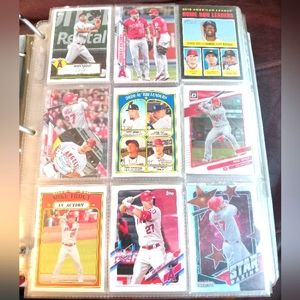 Mike Trout MLB Baseball Angels Lot w/ Topps Prizm Donruss Inserts SP - 11 Cards